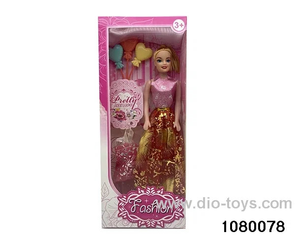 11.5 inch doll set in window box