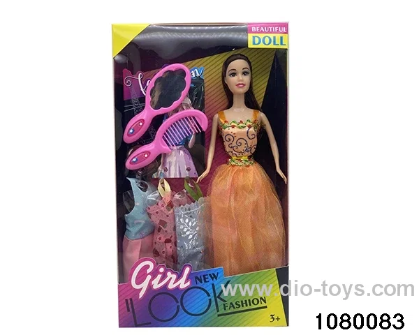 11.5 inch doll set in window box