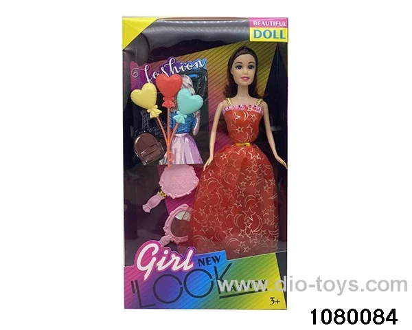 11.5 inch doll set in window box