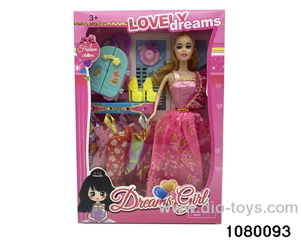 11.5 inch doll set in window box