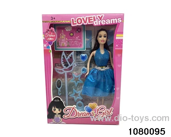 11.5 inch doll set in window box