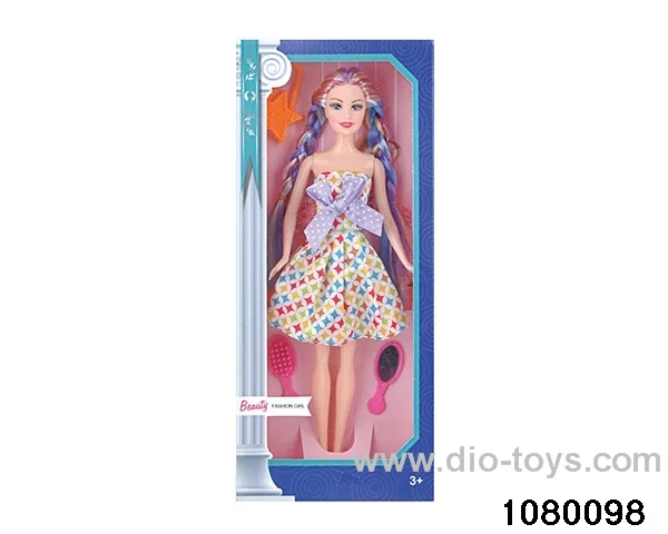 11 inch 12 jointed doll set in window box