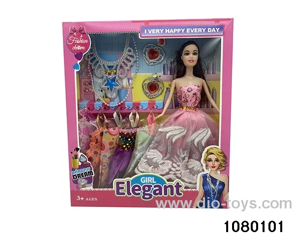 11.5 inch doll set in window box