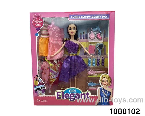 11.5 inch doll set in window box