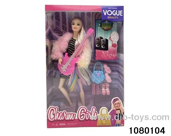 11.5 inch 12 jointed doll set in window box