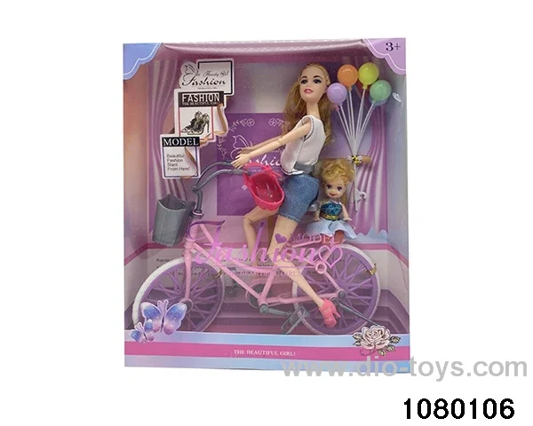 11.5 inch 12 jointed doll set in window box
