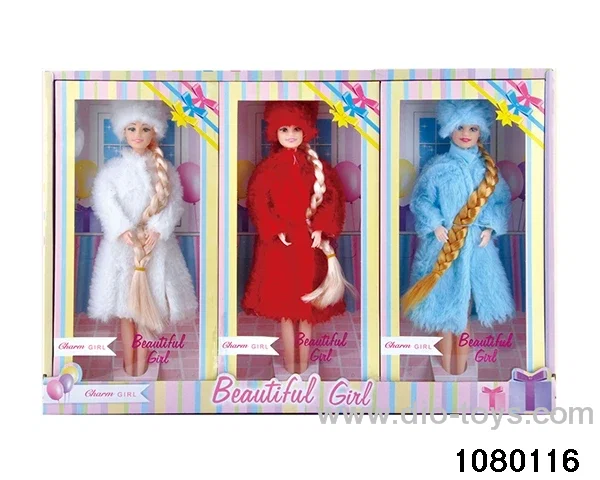 11.5 inch 9 jointed doll set in display box