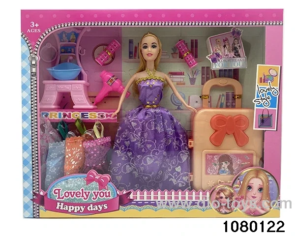 11.5 inch doll set in window box