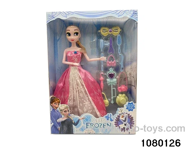 11.5 inch 9 jointed doll set in window box