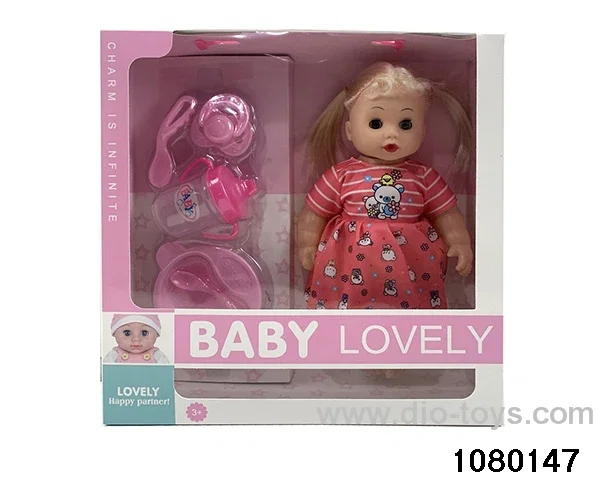 12 inch doll set with 4 voice IC in window box