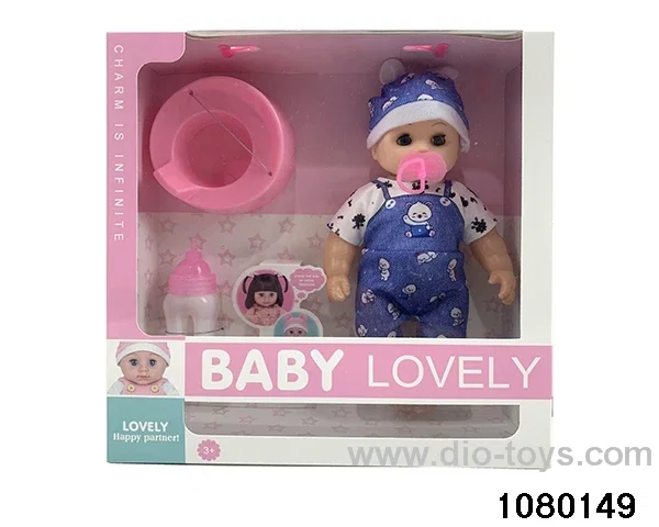 12 inch doll set in window box
