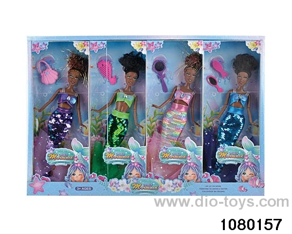 14 inch 12 jointed mermaid set in display box
