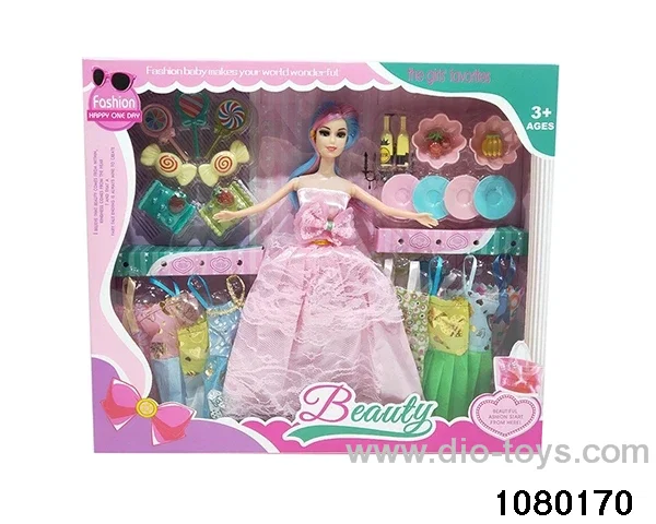 11.5 inch doll set in window box