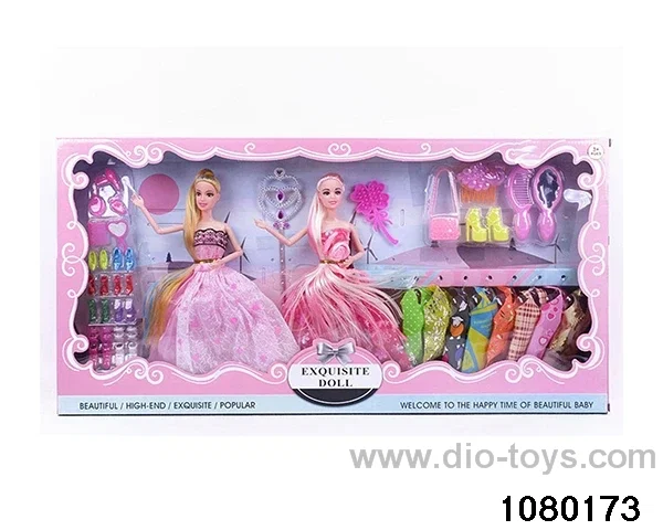 11.5 inch doll set in window box