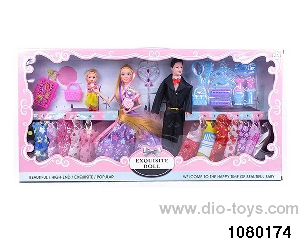 11.5 inch doll set in window box