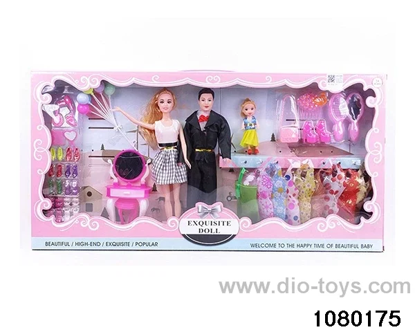 11.5 inch doll set in window box