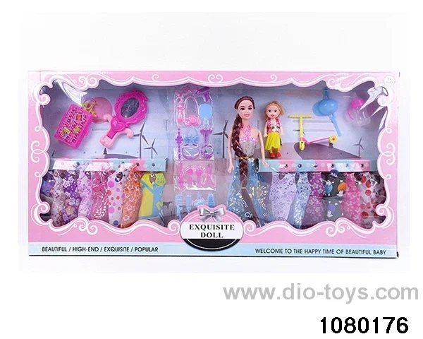 11.5 inch doll set in window box