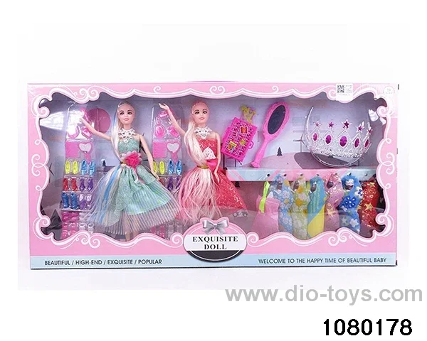 11.5 inch doll set in window box