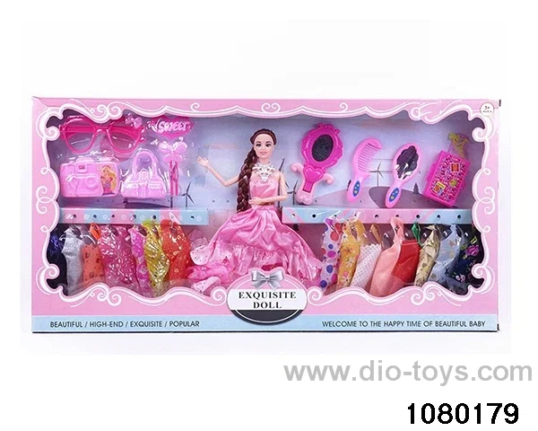 11.5 inch doll set in window box