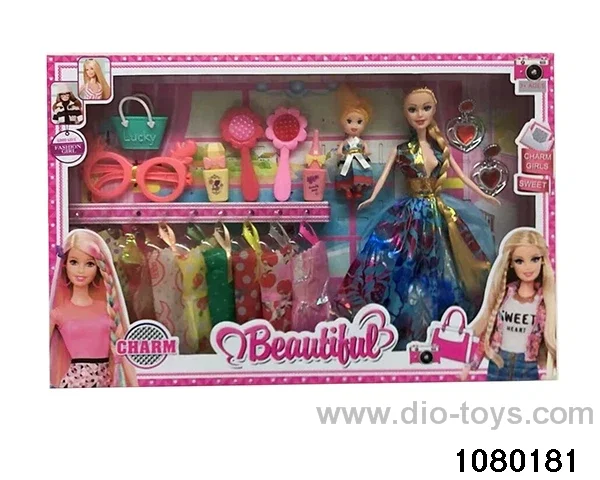 11.5 inch doll set in window box
