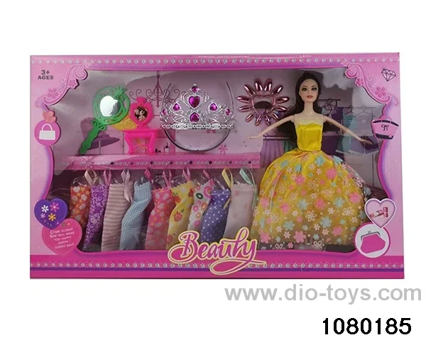 11.5 inch doll set in window box