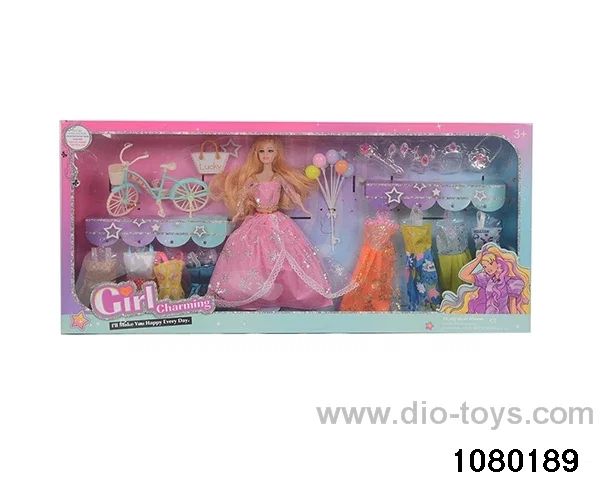11.5 inch doll set in window box