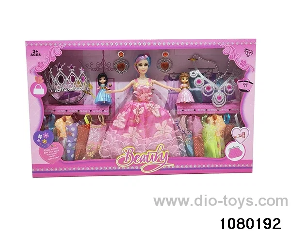 11.5 inch doll set in window box
