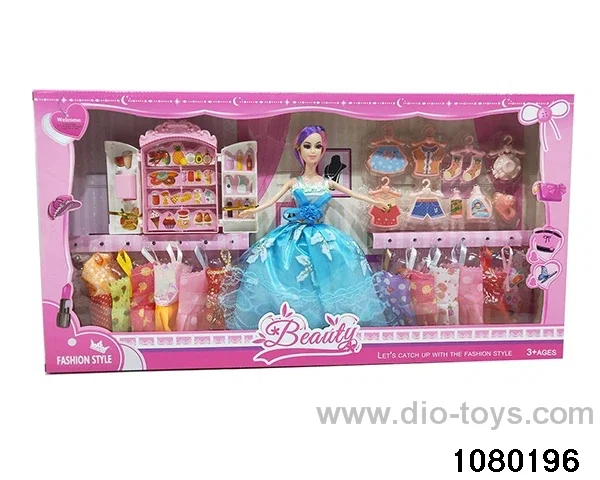 11.5 inch doll set in window box