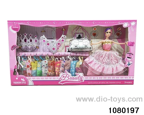 11.5 inch doll set in window box