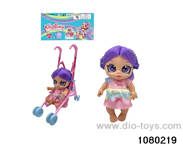 14 inch doll set with light and music in PP bag with header