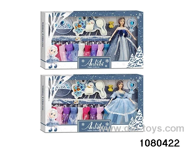 11.5 inch doll set in window box