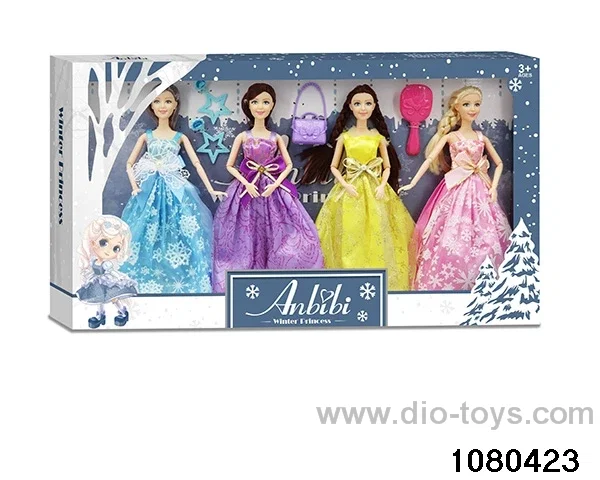 11.5 inch doll set in window box