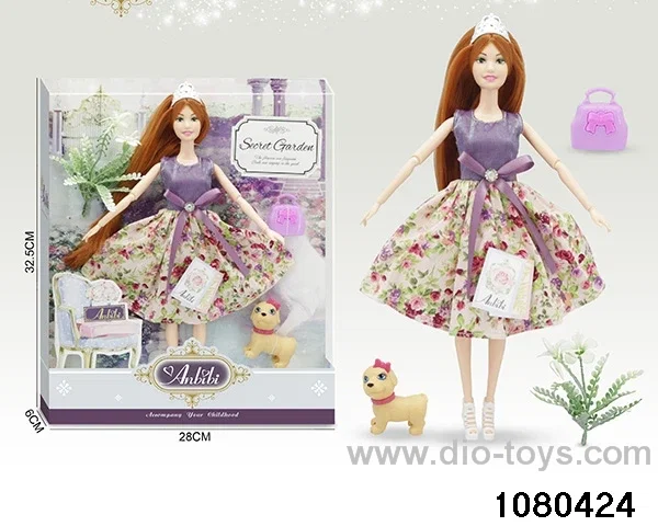11.5 inch doll set in window box