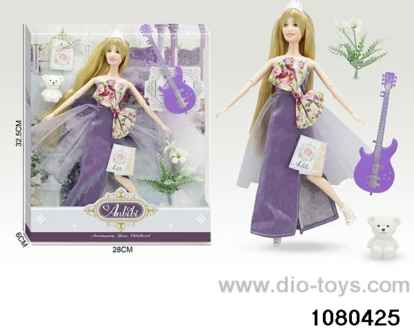 11.5 inch doll set in window box