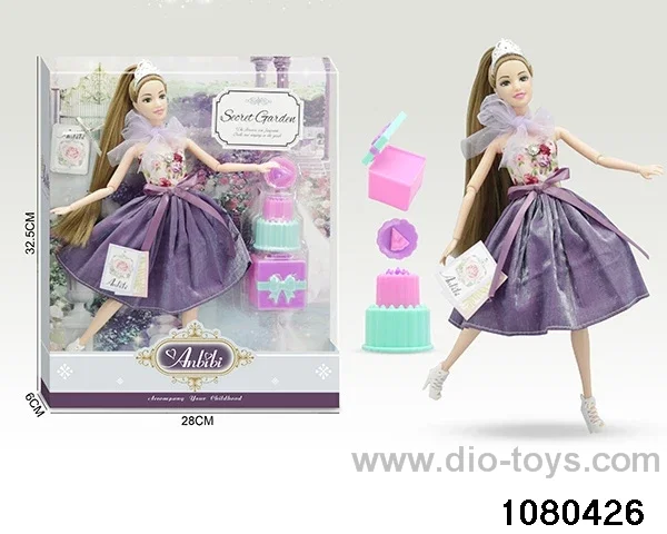 11.5 inch doll set in window box