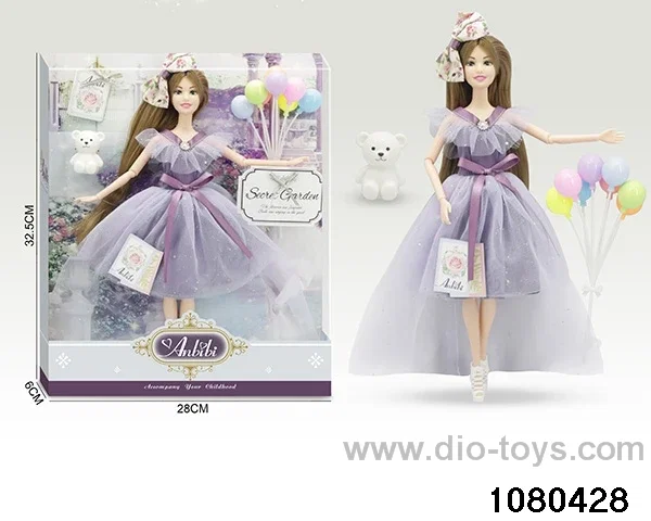 11.5 inch doll set in window box