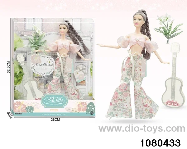 11.5 inch doll set in window box