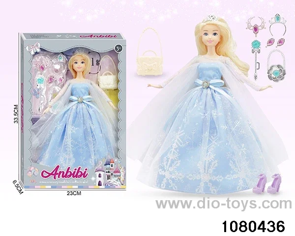 11.5 inch doll set in window box