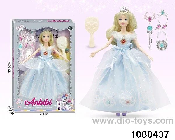 11.5 inch doll set in window box