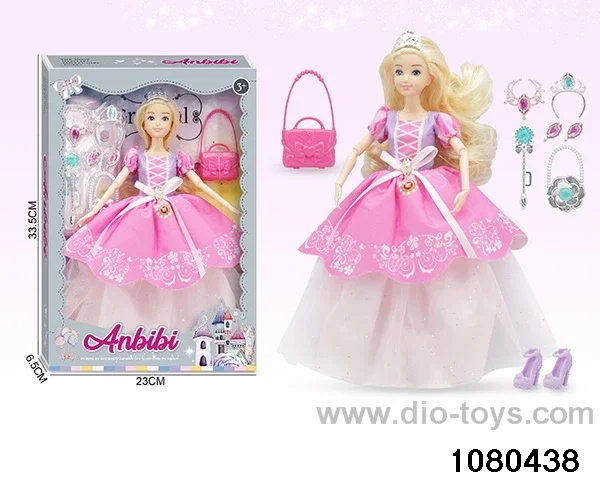 11.5 inch doll set in window box