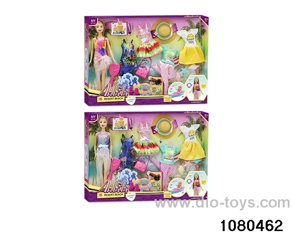 11.5 inch doll set in window box