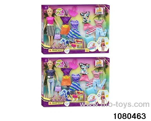 11.5 inch doll set in window box