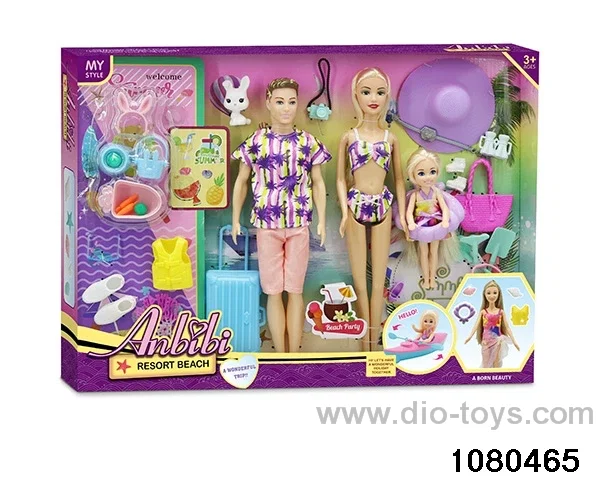 11.5 inch doll set in window box