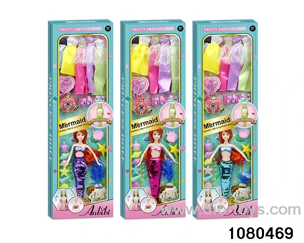 11.5 inch doll set in window box