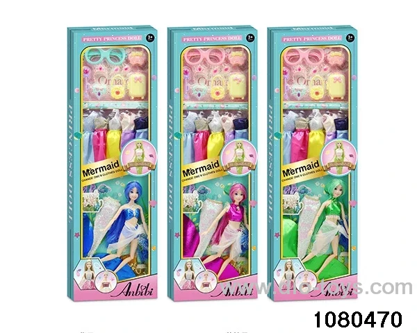 11.5 inch doll set in window box