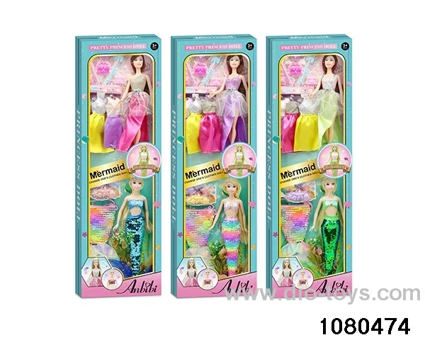 11.5 inch doll set in window box