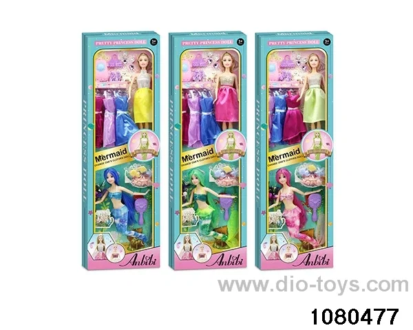 11.5 inch doll set in window box
