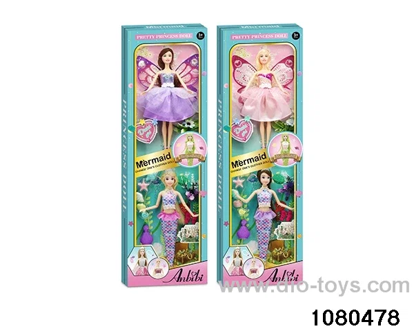 11.5 inch doll set in window box