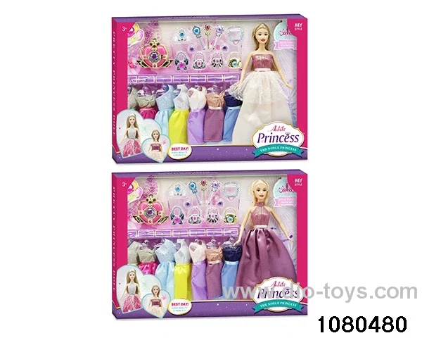 11.5 inch doll set in window box