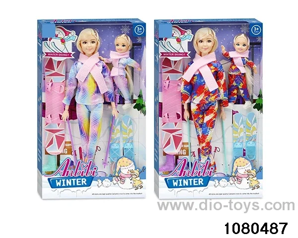 11.5 inch doll set in window box